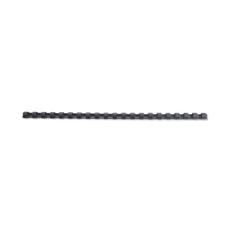 Dorsi plastici a 21 anelli GBC CombBind 10 mm A4 nero – fino a 65 fogli conf da 100 dorsi – 4028175