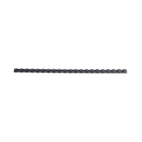 Dorsi plastici a 21 anelli GBC CombBind 14 mm A4 nero –  fino a 125 fogli conf da 100 dorsi – 4028178