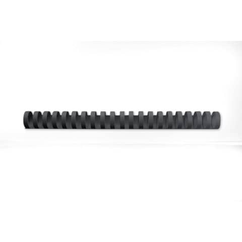 Dorsi plastici a 21 anelli GBC CombBind 28 mm A4 nero – fino a 240 fogli conf da 50 dorsi – 4028183
