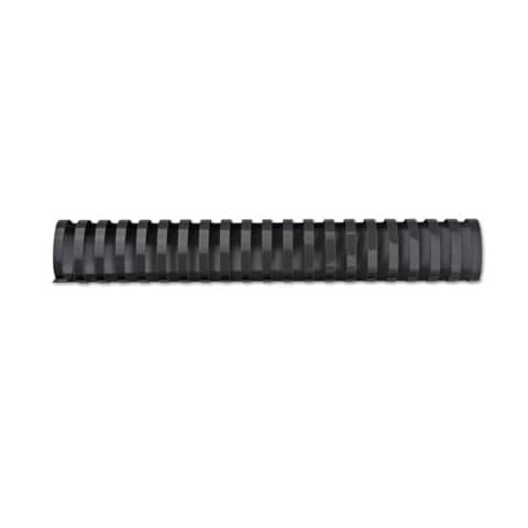 Dorsi plastici a 21 anelli GBC CombBind 32 mm A4 nero – fino a 310 fogli conf da 50 dorsi – 4028184