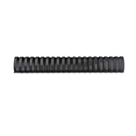 Dorsi plastici a 21 anelli GBC CombBind 45 mm A4 nero – fino a 400 fogli conf da 50 dorsi – 4028186