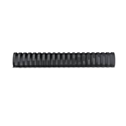 Dorsi plastici a 21 anelli GBC CombBind 51 mm A4 nero – fino a 450 fogli conf da 50 dorsi – 4028187