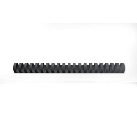 Dorsi plastici a 21 anelli GBC CombBind 16 mm A4 nero – fino a 145 fogli conf da 100 dorsi – 4028600