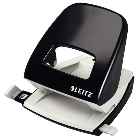 Perforatore 5008 2 fori – 30 fogli Leitz NeXXt Series in metallo nero 50080095