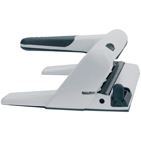 Perforatore a 4 fori a distanza variabile Leitz AKTO 5114 30 fogli grigio metallizzato – 51140184