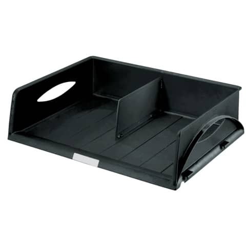 Vaschetta portacorrispondenza Leitz SORTY JUMBO in polistirolo A3 o due risme A4 nero – 52320095