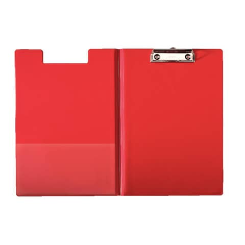 Portablocco con clip Esselte DAILY cartoncino/polipropilene 24,3×34 cm rosso – 56043
