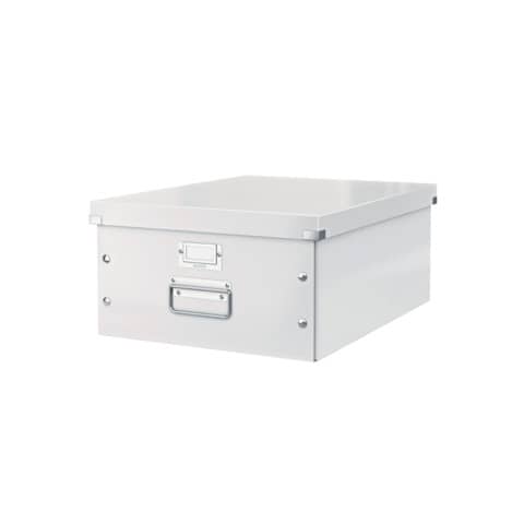 Scatola per archiviazione universale ”L” Leitz CLICK & STORE bianco metallizzato 36,9x20x48,2 cm – 60450001