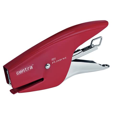 Cucitrice a pinza CENTRA P21 – 15 fogli rosso 626153