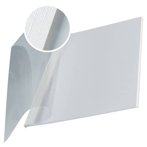 Copertina flessibile max 10-35 fogli Leitz impressBIND in PPL con dorso da 3,5 mm A4 bianco  conf. da 10 – 73980001