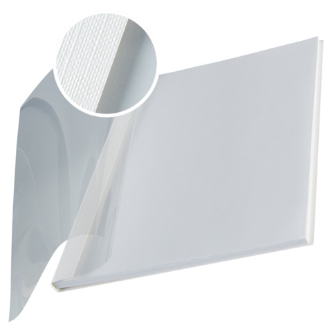 Copertina flessibile max 36-70 fogli Leitz impressBIND in PPL con dorso da 7 mm A4 bianco  conf. da 10 – 73990001