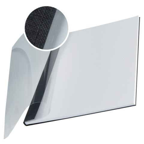 Copertina flessibile max 36-70 fogli Leitz impressBIND in PPL con dorso da 7 mm A4 nero  conf. da 10 – 73990095