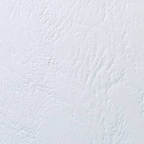 Copertine per rilegatura GBC Leathergrain in cartoncino goffrato a4 bianco  conf da 100 copertine – CE040070