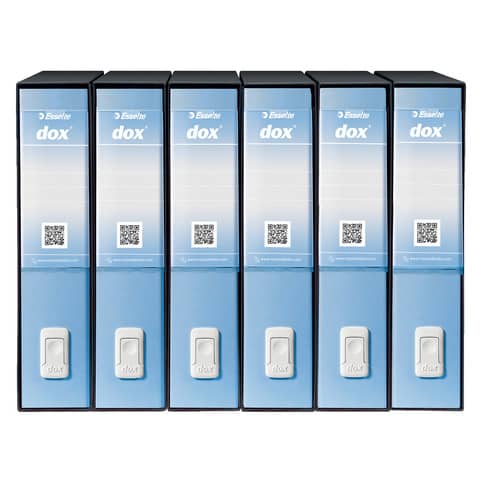 Registratore a leva DOX2 Protocollo S. Francisco 28,5×35 cm – dorso 8 cm azzurro – D15216