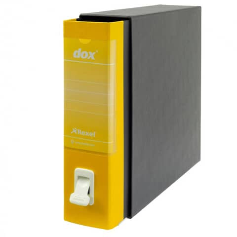 Registratore a leva DOX 1 Commerciale 28,5×31,5 cm – dorso 8 cm giallo D26106