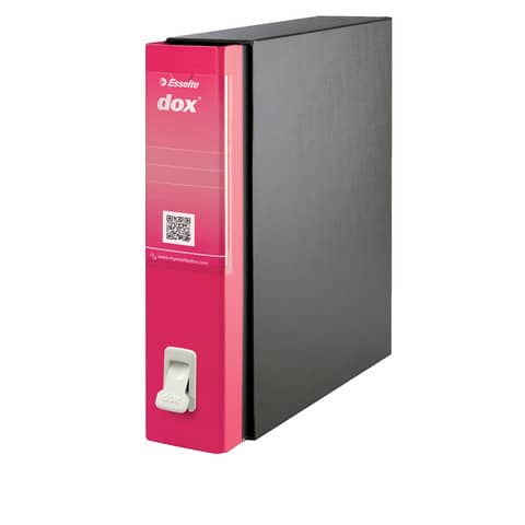 Registratore a leva DOX2 Protocollo 28,5×35 cm – dorso 8 cm fucsia fucsia – D26200