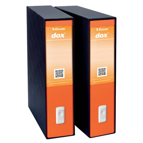 Registratore a leva DOX2 Protocollo 28,5×35 cm – dorso 8 cm arancione arancione – D26202