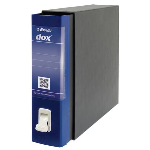 Registratore a leva DOX2 Protocollo 28,5×35 cm – dorso 8 cm blu D26204