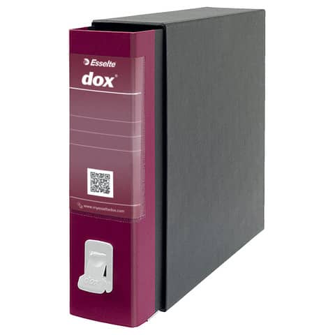 Registratore a leva DOX2 Protocollo 28,5×35 cm – dorso 8 cm bordeaux D26205