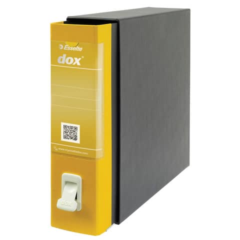 Registratore a leva DOX2 Protocollo 28,5×35 cm – dorso 8 cm giallo D26206