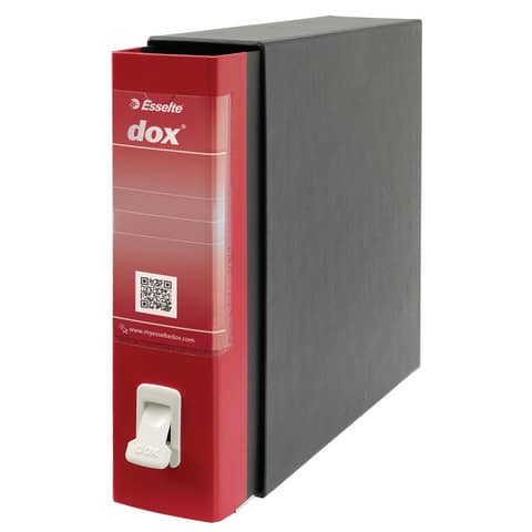 Registratore a leva DOX2 Protocollo 28,5×35 cm – dorso 8 cm rosso D26211