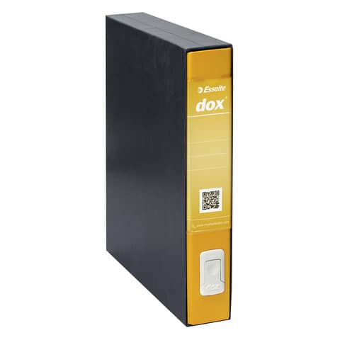 Registratore a leva DOX4 Commerciale 28,5×31,5 cm – dorso 5 cm giallo – D26406
