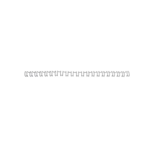 Spirali metalliche a 21 anelli GBC WireBind 14 mm A4 argento conf da 100 spirali – IB161438