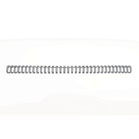 Spirali metalliche a 34 anelli GBC Wirebind 8 mm a4 nero conf da 100 spirali – RG810510