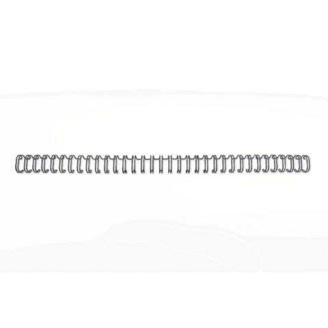 Spirali metalliche a 34 anelli GBC Wirebind 9 mm a4 nero conf da 100 spirali – RG810610