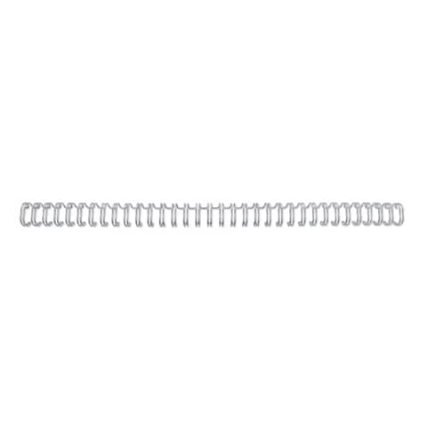 Spirali metalliche a 34 anelli GBC WireBind 14 mm a4 argento conf da 100 spirali – RG810997