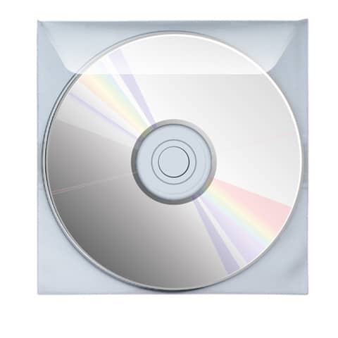 Buste porta CD/DVD FAVORIT trasparente conf. 25 pezzi – 100460134