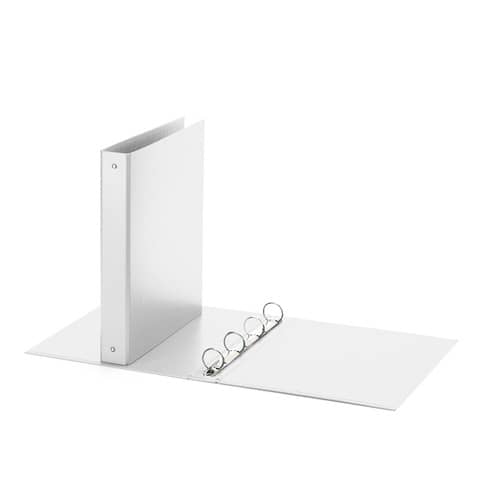 Raccoglitore FAVORIT Europa 22×30 cm 4 anelli tondi Ø 30 mm – dorso 4 cm bianco 400051158