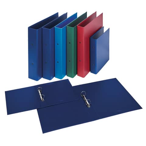 Raccoglitore FAVORIT Europa 28×32 cm 2 anelli tondi Ø 30 mm blu 100460398