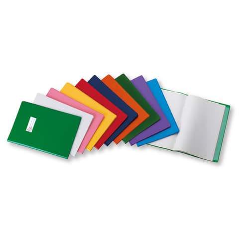 Copriquaderno con etichetta FAVORIT Coprimaxi laccato 21×29,7 cm verde scuro 100460669