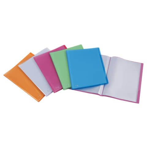 Portalistini fogli fissi Favorit buccia d’arancia 22×30 cm 40 buste assortiti 400090482