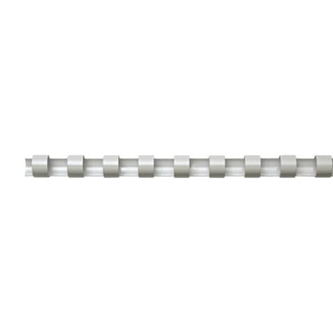 Dorsi plastici FELLOWES bianco ad anello tondo 6 mm  1-20 fogli conf.100 – 5345005
