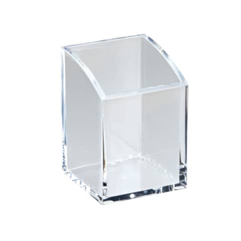 Portapenne MAUL a bicchiere acrilico trasparente 7x7x10,4 cm Z720000