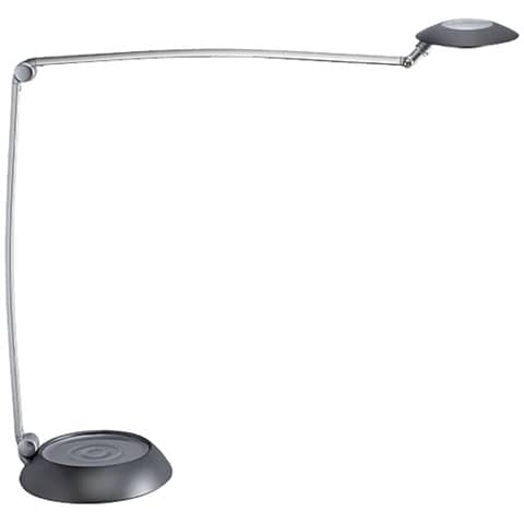 Lampada da scrivania MAUL a LED MAULspace, dimmerabile alluminio argento 6 W, 480 Lm, 4000K – Z800062
