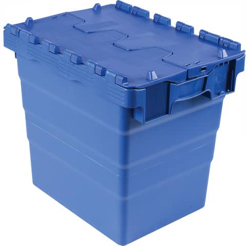 Cassa impilabile Viso 400x300x365 mm blu – 32 L DSW4336
