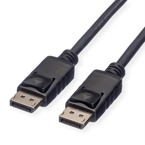ROLINE GREEN CAVO DISPLAYPORT CABLE, DP – DP, M/M, BLACK, 1M