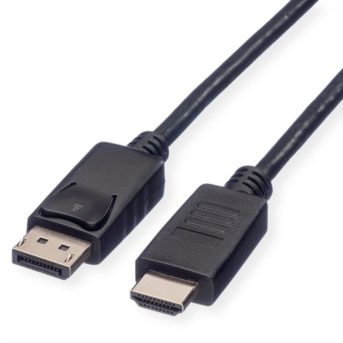 ROLINE GREEN CAVO DISPLAYPORT CABLE, DP – HDTV, M/M, BLACK, 2M