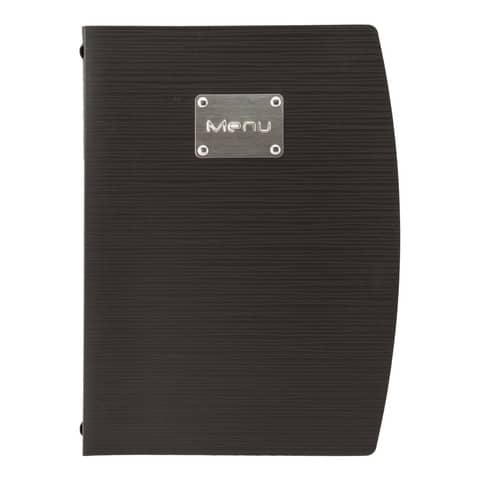 Portamenù Securit® Rio A4 nero  MC-RCA4-BL