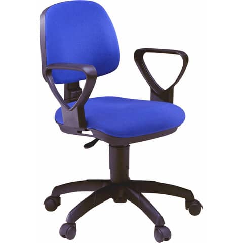 Sedia operativa girevole Unisit Atlas A41B Eco smart blu A41B/EB