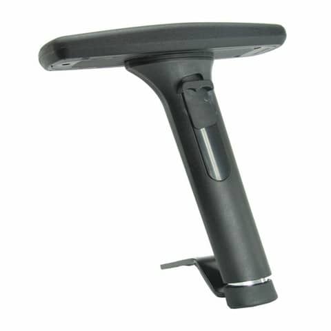 Coppia braccioli regolabili a T Unisit 3 D – nero – ACCBR3DR2