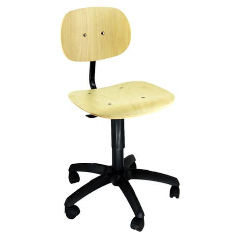 Sgabello tecnico Unisit Esos EOE6 basso – in faggio multistrato – EOE6
