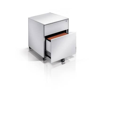Cassettiera 1 cassetto + 1 cassetto classificatore Tecnical 2 grigio 41x58x55,3 cm – C3-CL GRI