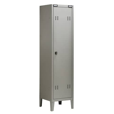 Spogliatoio sporco/pulito Tecnical 2 a 1 posto acciaio 7/10 monoblocco 43x47x180 cm – C1-SP