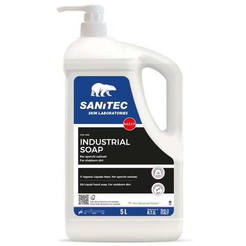 Sapone liquido specifico per lo sporco ostinato Sanitec Industrial Soap 5 L / 5 kg – 1045