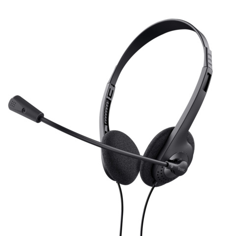 Cuffie con microfono TRUST Primo Chat nero 21665
