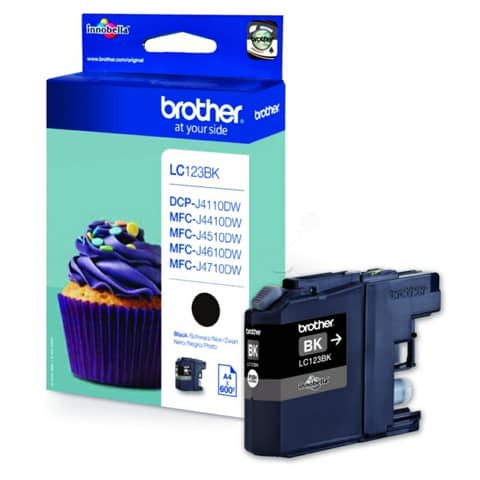 Cartuccia inkjet LC-123 Brother nero  LC-123BK